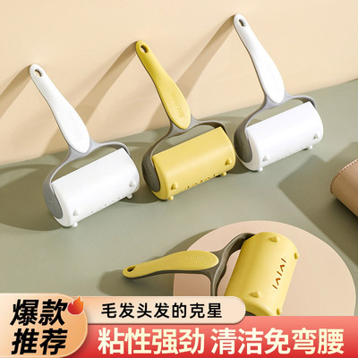 粘毛器滚筒毡滚刷粘毛沾毛器衣服除可撕式头发替换清理床上清洁