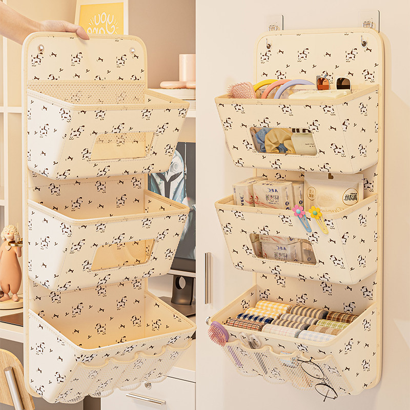 衣柜袜子收纳神器宿舍内衣内裤挂袋悬挂式网兜床头床边整理置物袋,收纳整理,收纳挂袋,淘宝优惠券,粉丝福利购,淘宝优惠卷