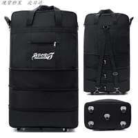 Wheeled luggage bag 158, air cargo bag, canvas bag, large capacity moving and travel bag, back-to-pull luggage bag, dual-purpose thumbnail 3
