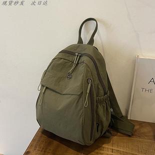 背包旅行包小型轻便双肩包超轻2025新款高级感小众尼龙帆布上班