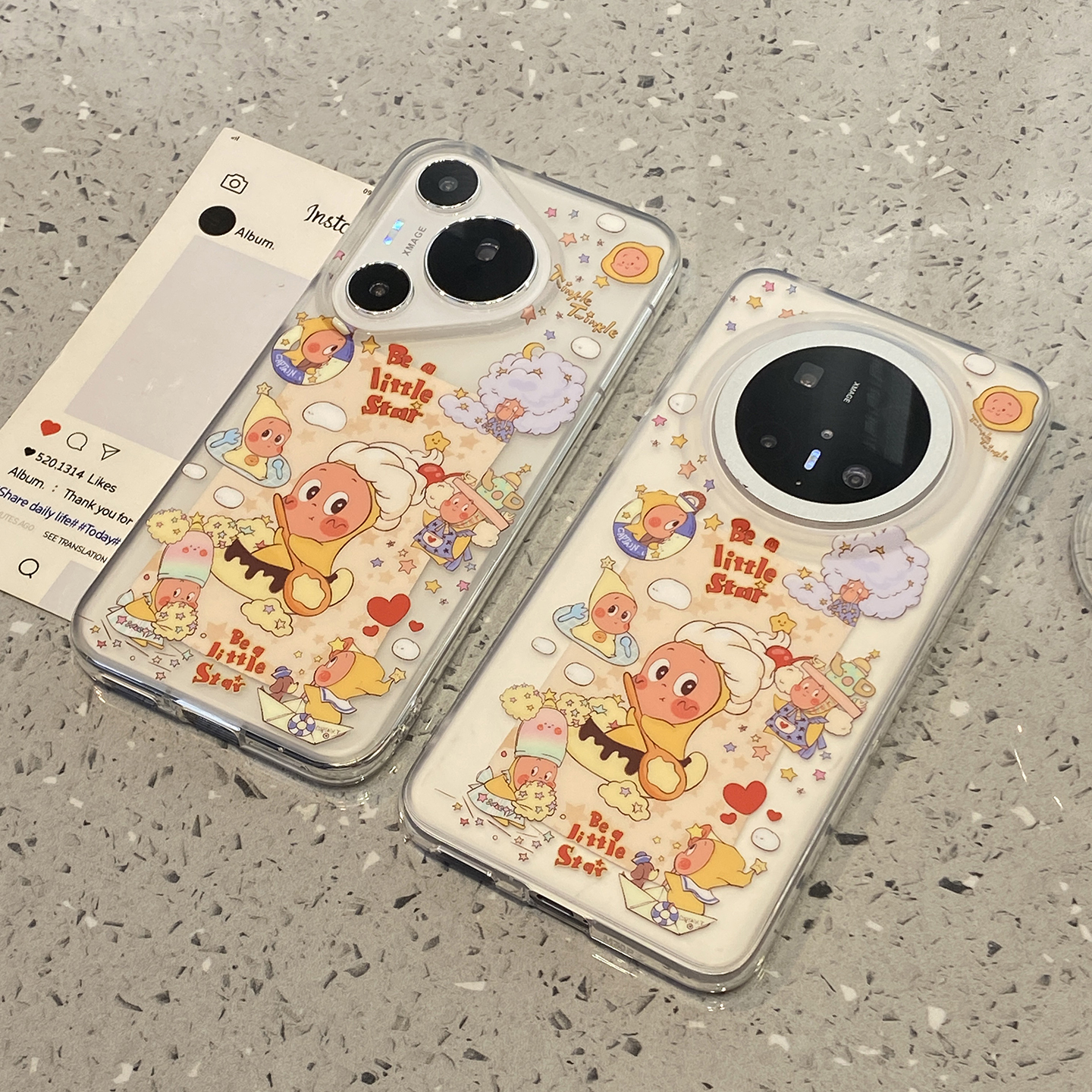 可爱卡通星星人适用华为mate60pro手机壳mate70pro十保护套pura70pro外壳pura80p高级感p70新款超好看女超火