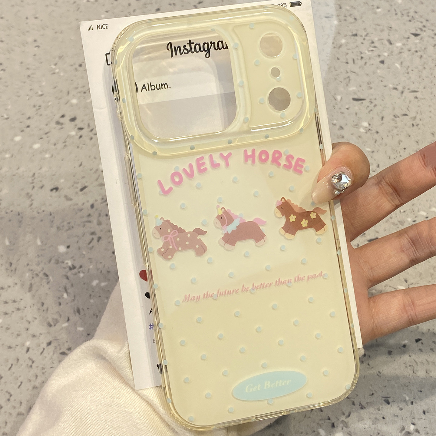 【每日新品】卡通奶黄底波点三只小马适用于iphone17promax手机壳苹果15保护套14软13新款16pro马年max手机套,3C数码配件,手机保护套/壳,淘宝优惠券,粉丝福利购,淘宝优惠卷