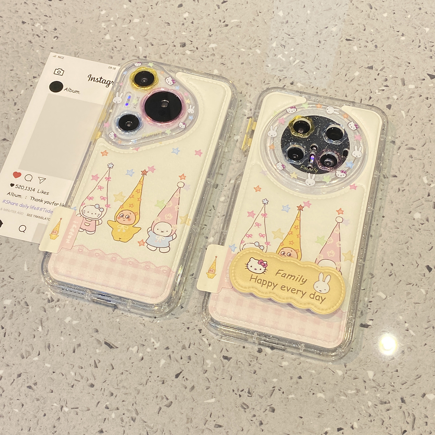 【每日新品】秋冬皮质可爱星星人折叠支架适用华为mate70pro手机壳mate60pro新款pura80外壳pura70p高级感p70