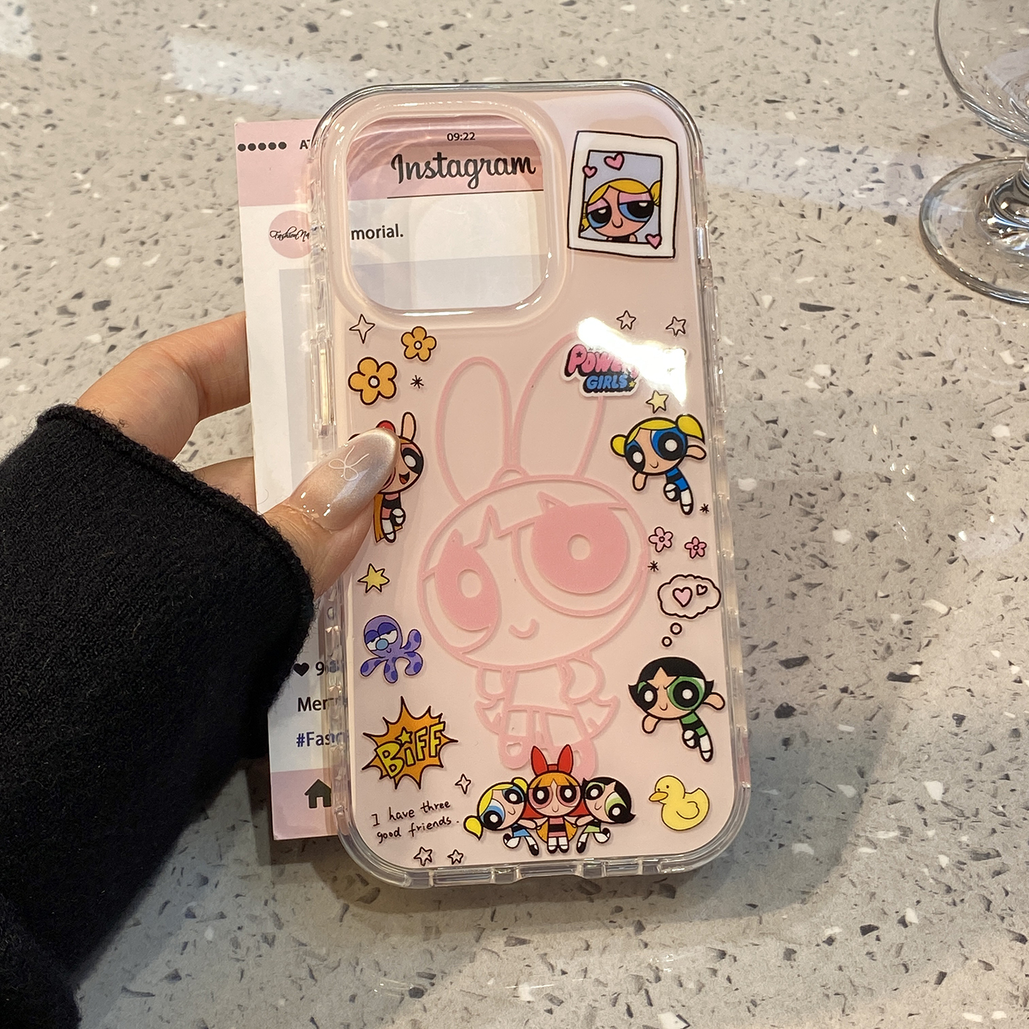 可爱卡通飞天小女警适用于苹果16promax手机壳iphone15保护套14防摔13新款全包小众15pro高级感max手机套网红