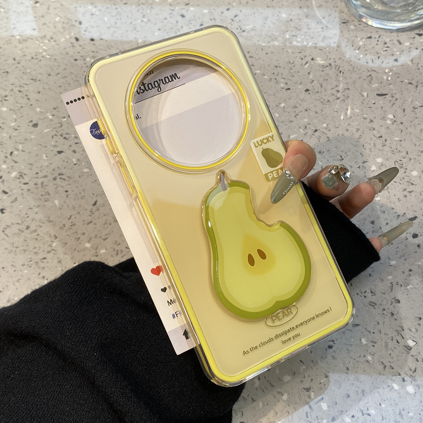 夏日简约立体苹果梨子适用华为mate70pro手机壳mate60pro保护套防摔全包新款二合一pura70pro硅胶小众手机套