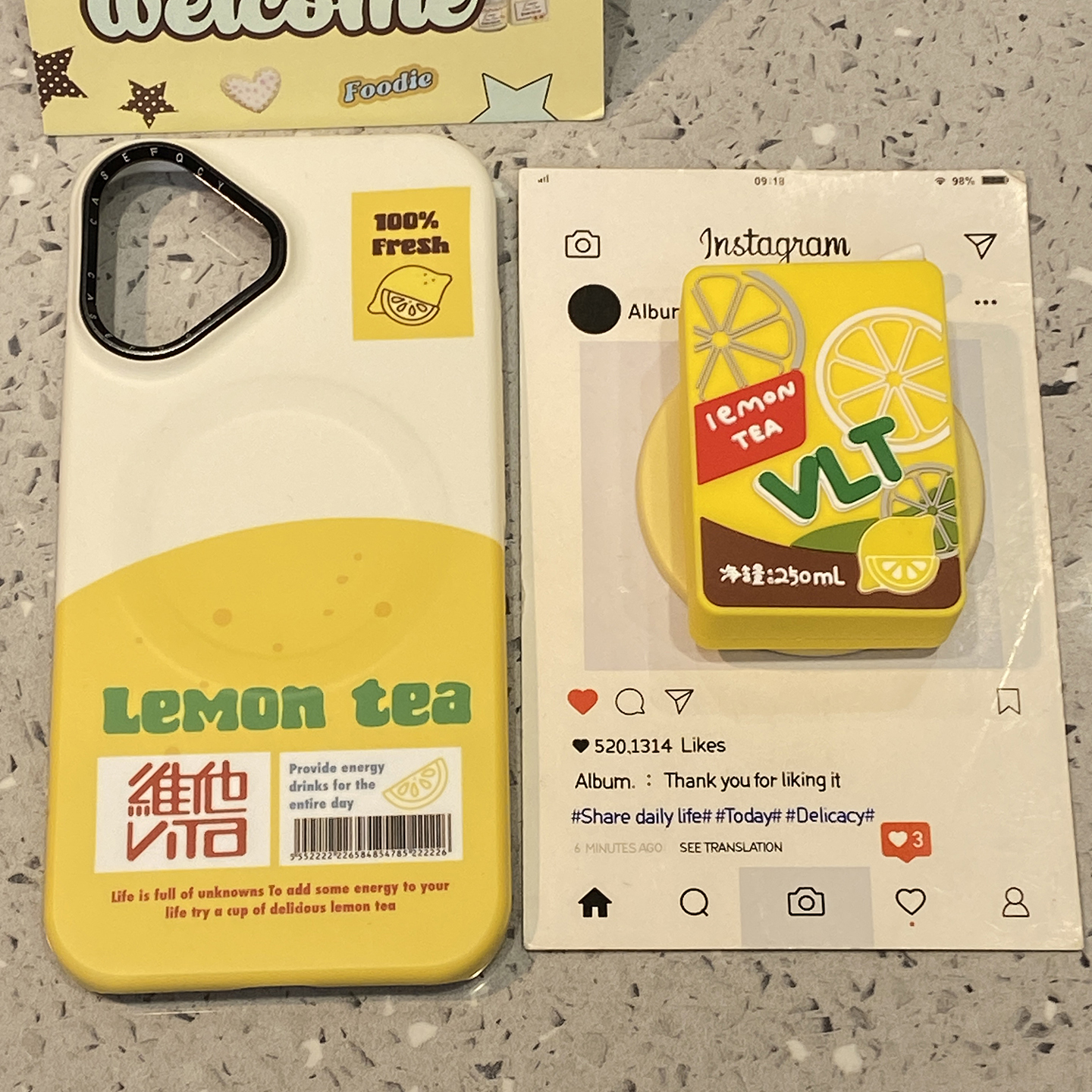 【每日新品】维他柠檬茶磁吸支架适用于iphone17pro手机壳苹果16保护套14小众13简约新款15promax不撞款max套