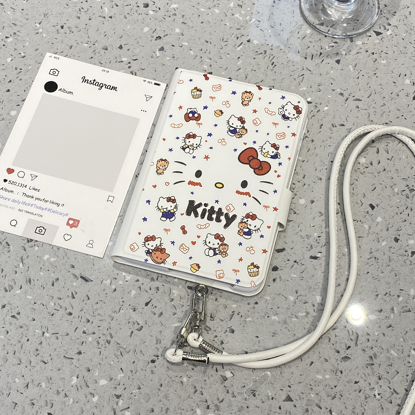 【每日新品】可爱KT猫表情斜跨挂绳适用华为purax手机壳Pocket2小米mixflip女pura/x折叠屏s三星zflip7典藏版