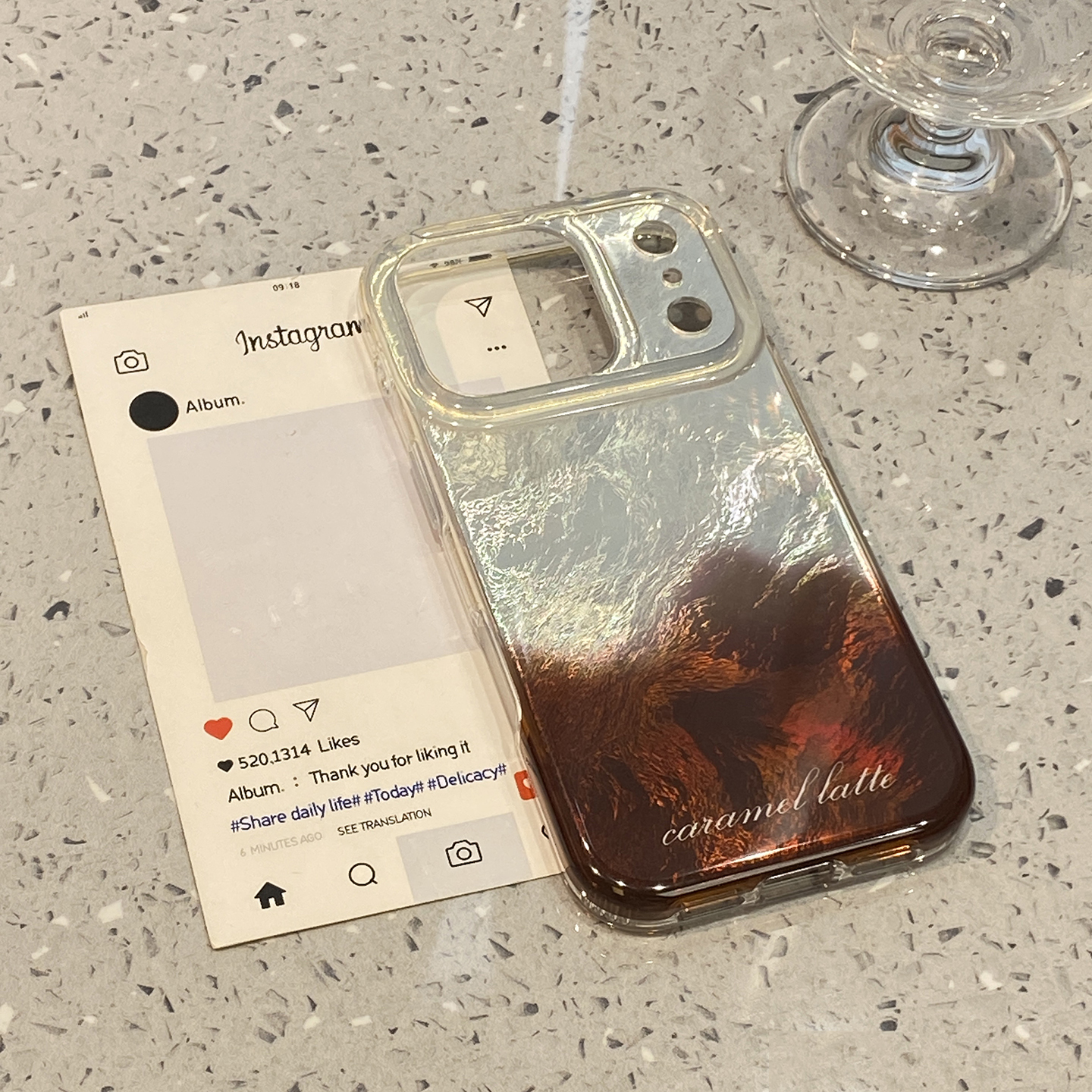韩系ins高级感咖啡色晕染适用于苹果15手机壳iphone16p保护套14防摔13新款17promax全包16pro超好看max手机套