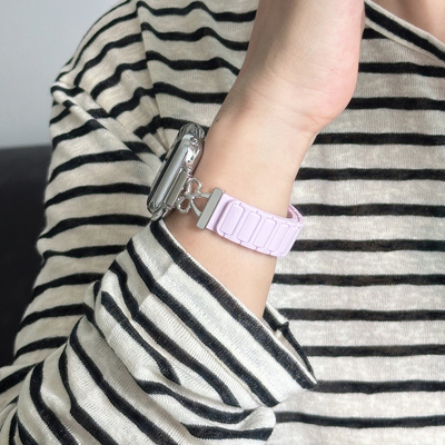 誉捷适用s11苹果手表表带iwatch手表带applewatch/watchs小众series新款s10/s9/s8女ultra3/2/se磁吸表链设计