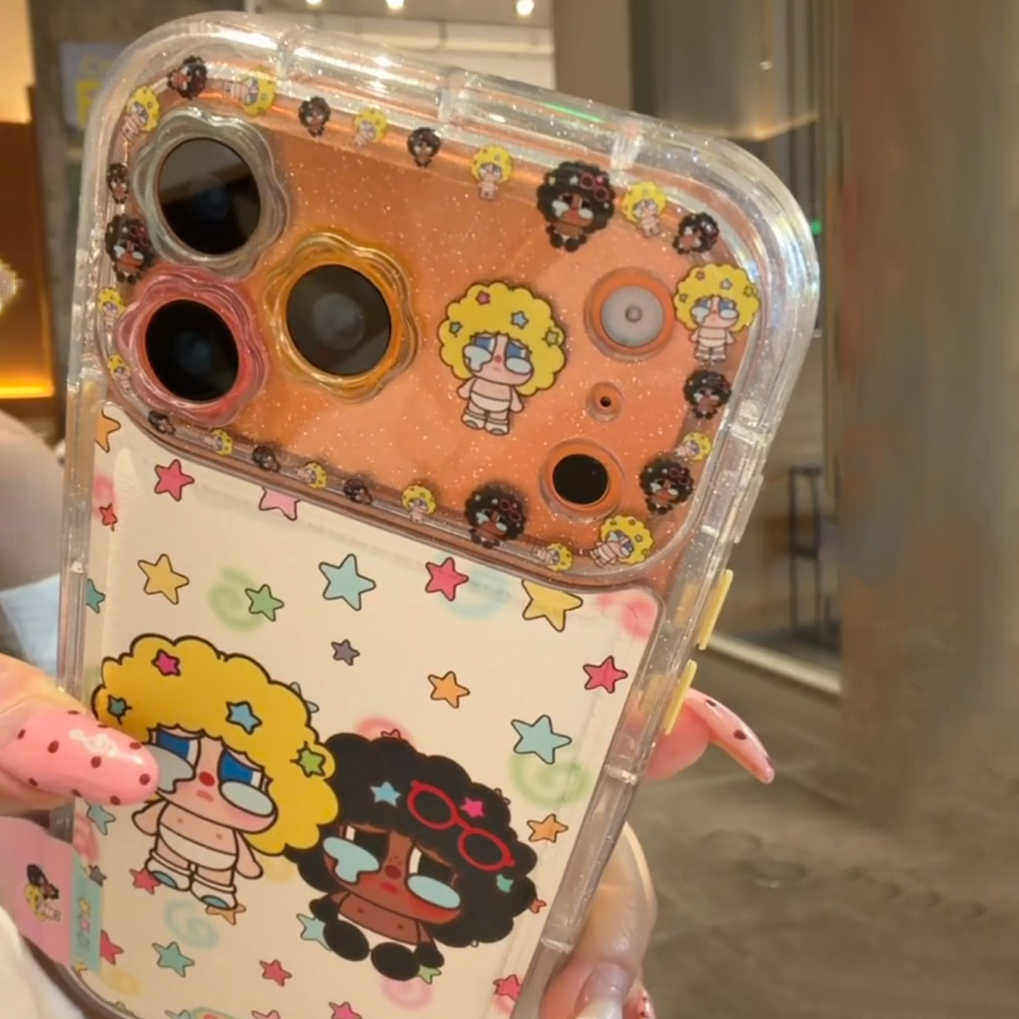 【每日新品】可爱爆炸头哭娃适用于iphone15手机壳苹果17promax保护套14全包13防摔新款16pro超好看max手机套