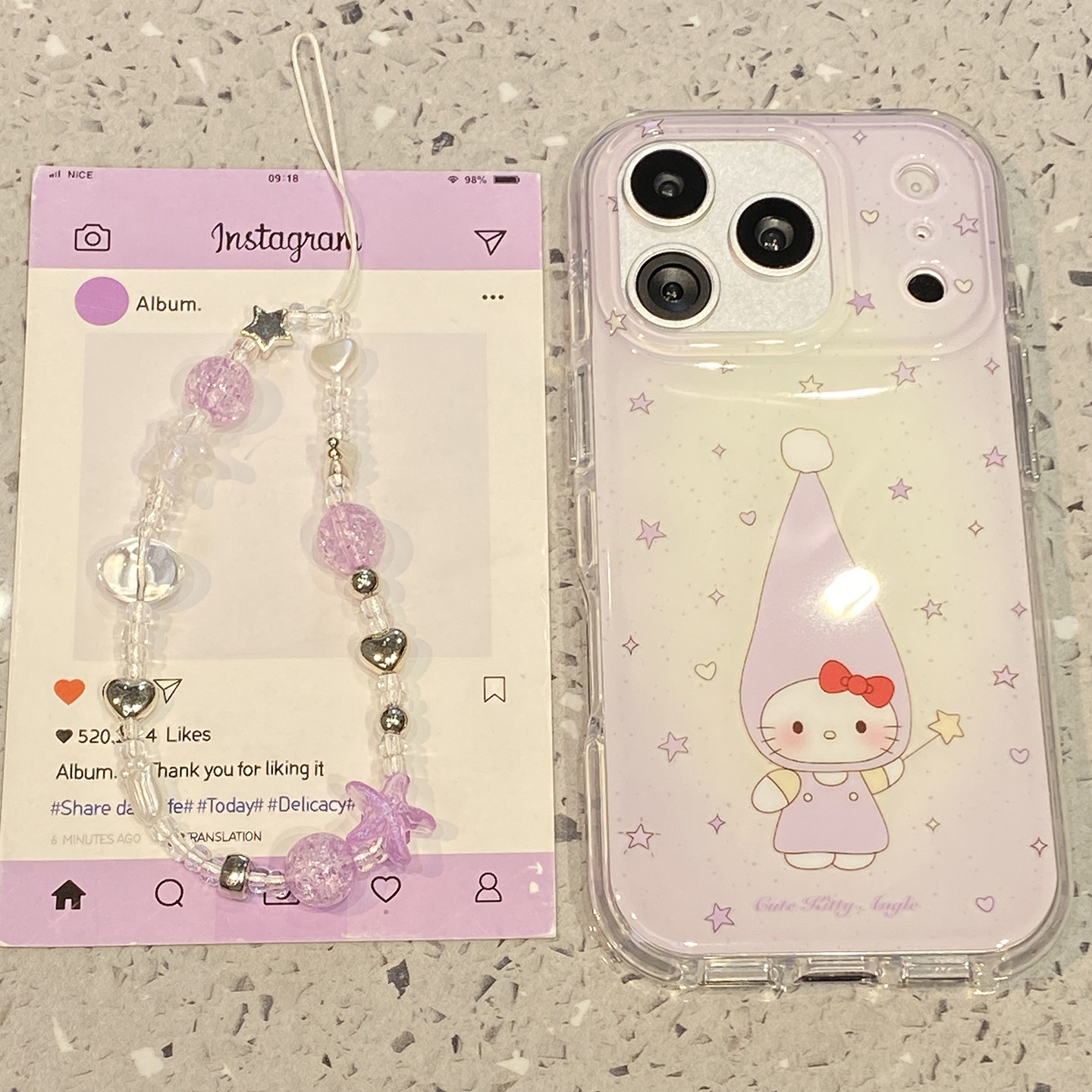 日韩ins晕染紫长帽KT猫适用于苹果17promax手机壳iphone16保护套14带手链13个性新款15pro女款max独特手机套,3C数码配件,手机保护套/壳,淘宝优惠券,粉丝福利购,淘宝优惠卷