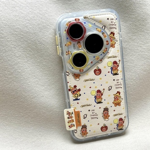 可爱满屏星星人适用华为mate70pro手机壳mate60pro保护套新款 pura80外壳pura70p高级感全包防摔p超好看外壳女