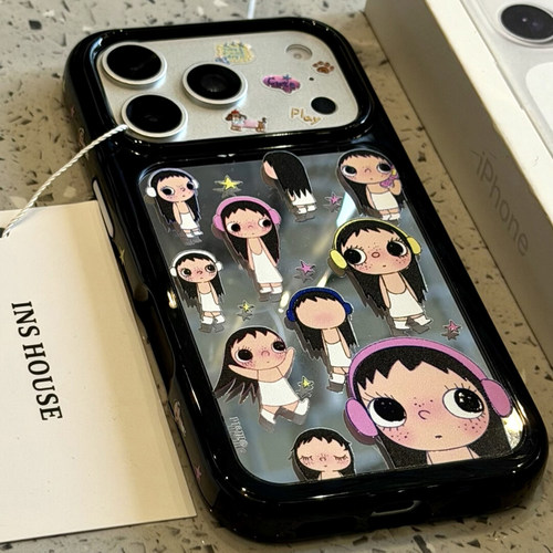 趣味ins可爱镜面小玉合集适用于苹果17promax手机壳iphone16保护套14防摔13全包新款15pro超级好看max手机套