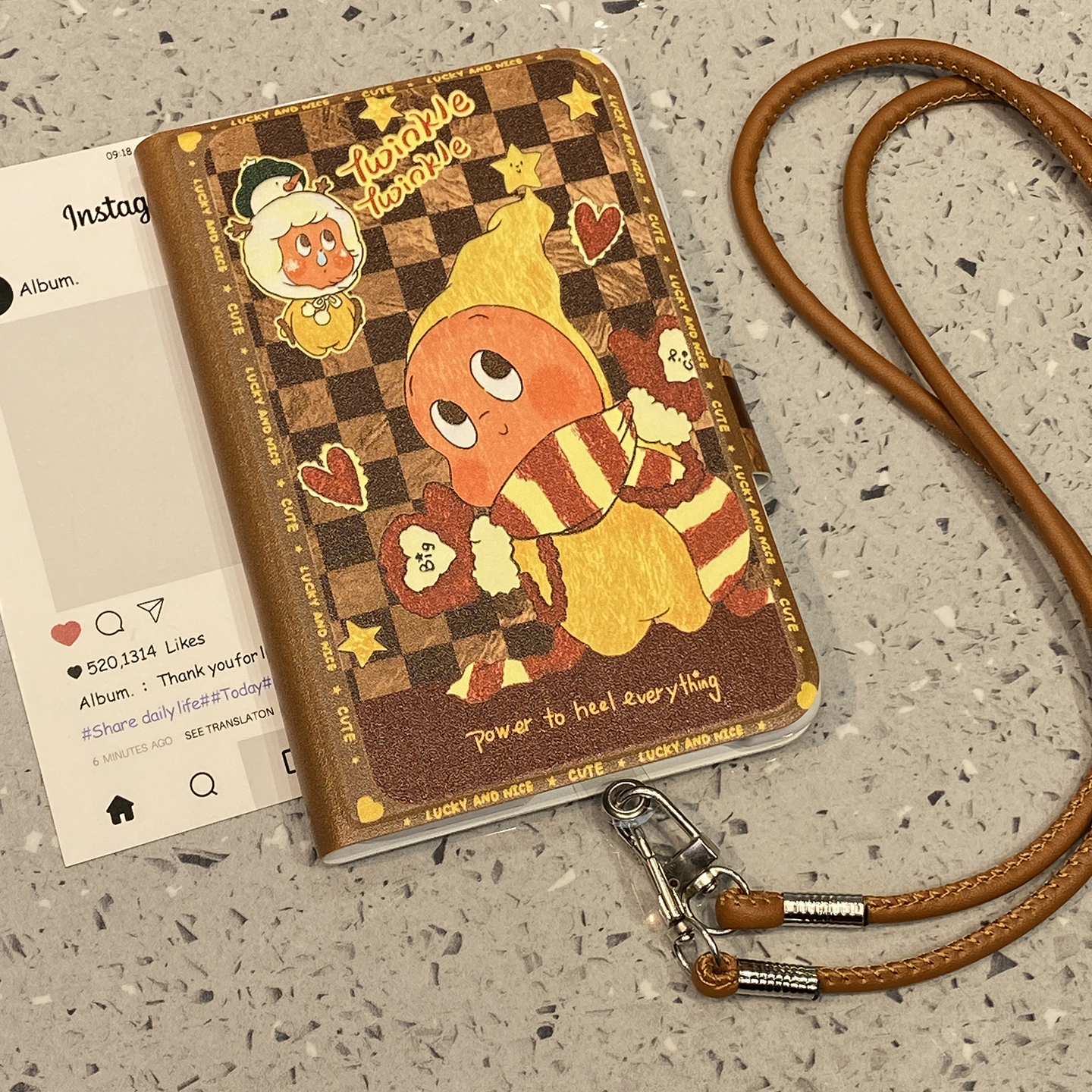 【每日新品】可爱翻盖笔记本星星人斜跨挂绳适用华为purax手机壳pura折叠屏x典藏版超好看外壳个性创意女新款