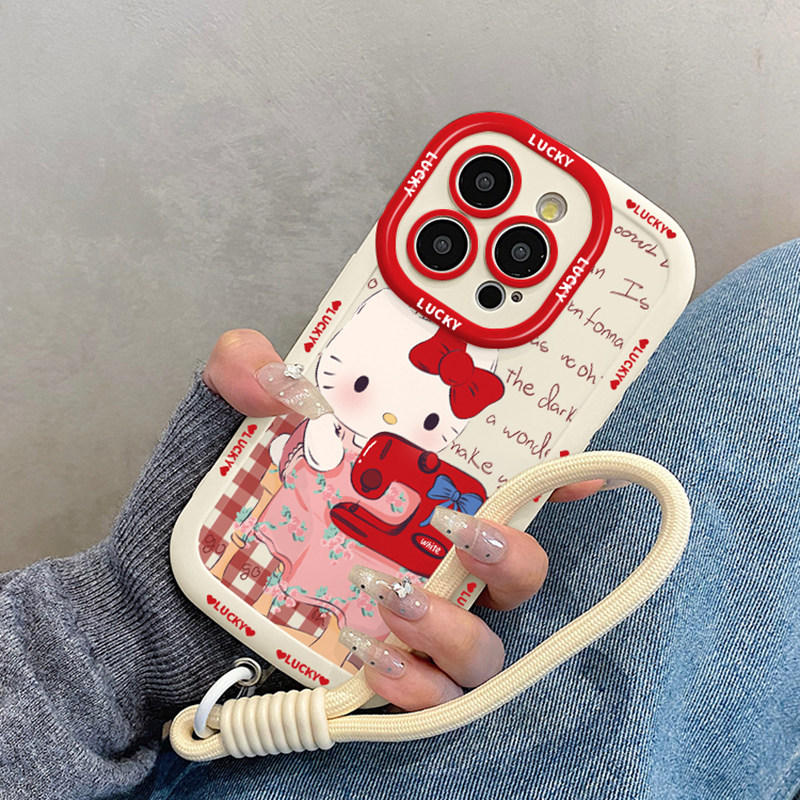 趣味可爱Kitty猫适用iphone17promax手机壳苹果16pro带挂绳15女款14软13/11/套12max/x/xs/xr/xsmax/8plus/7p,3C数码配件,手机保护套/壳,淘宝优惠券,粉丝福利购,淘宝优惠卷