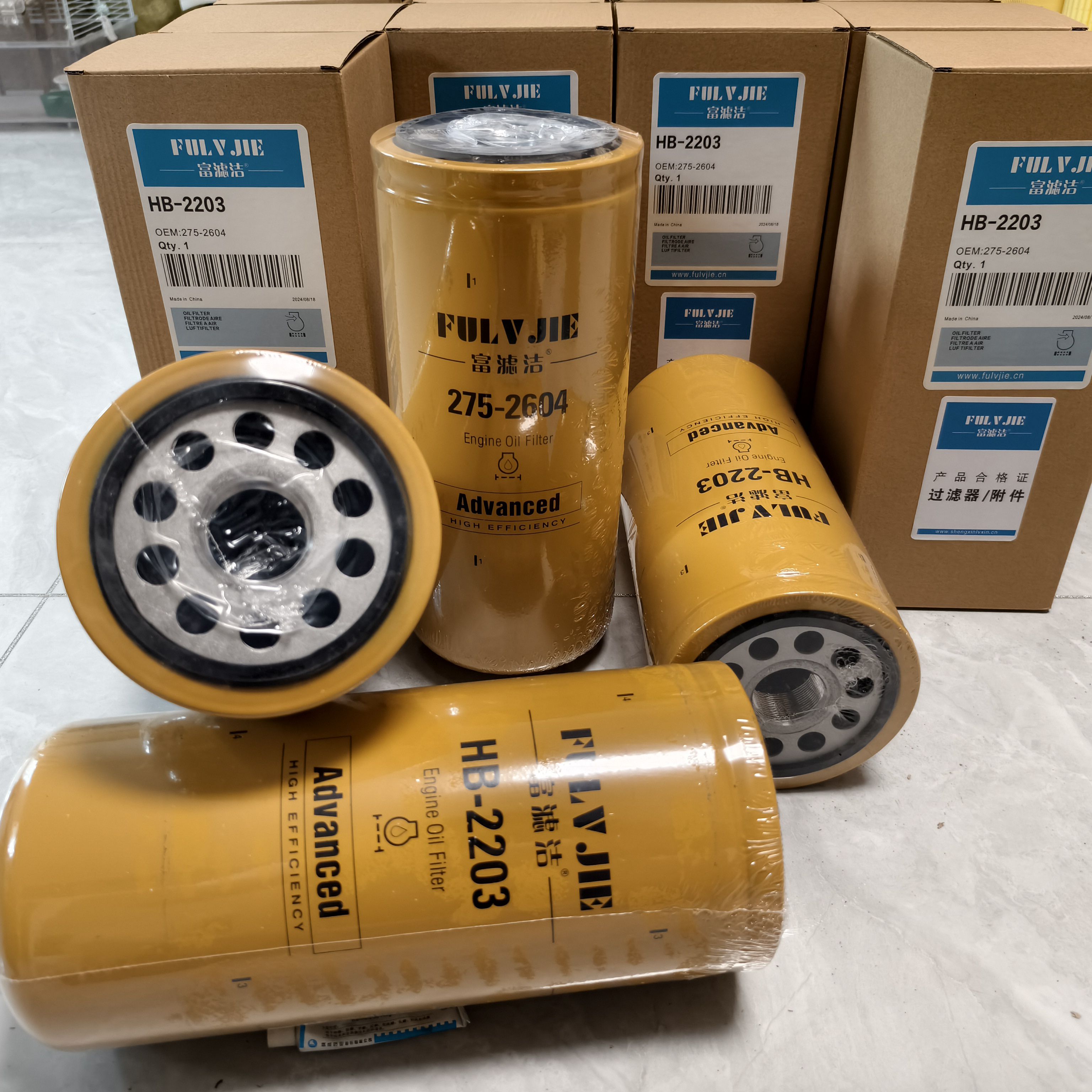 1R-1808机油滤芯适配卡特330C/D/ 336D 345B/C/D 349D 390D挖掘机