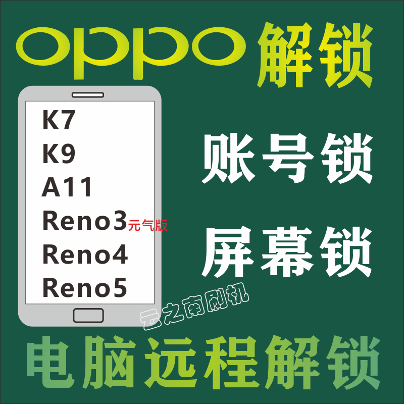 适用oppo解锁Reno5 Reno4 A11 Reno3元气版 Reno3pro Reno4pro K9