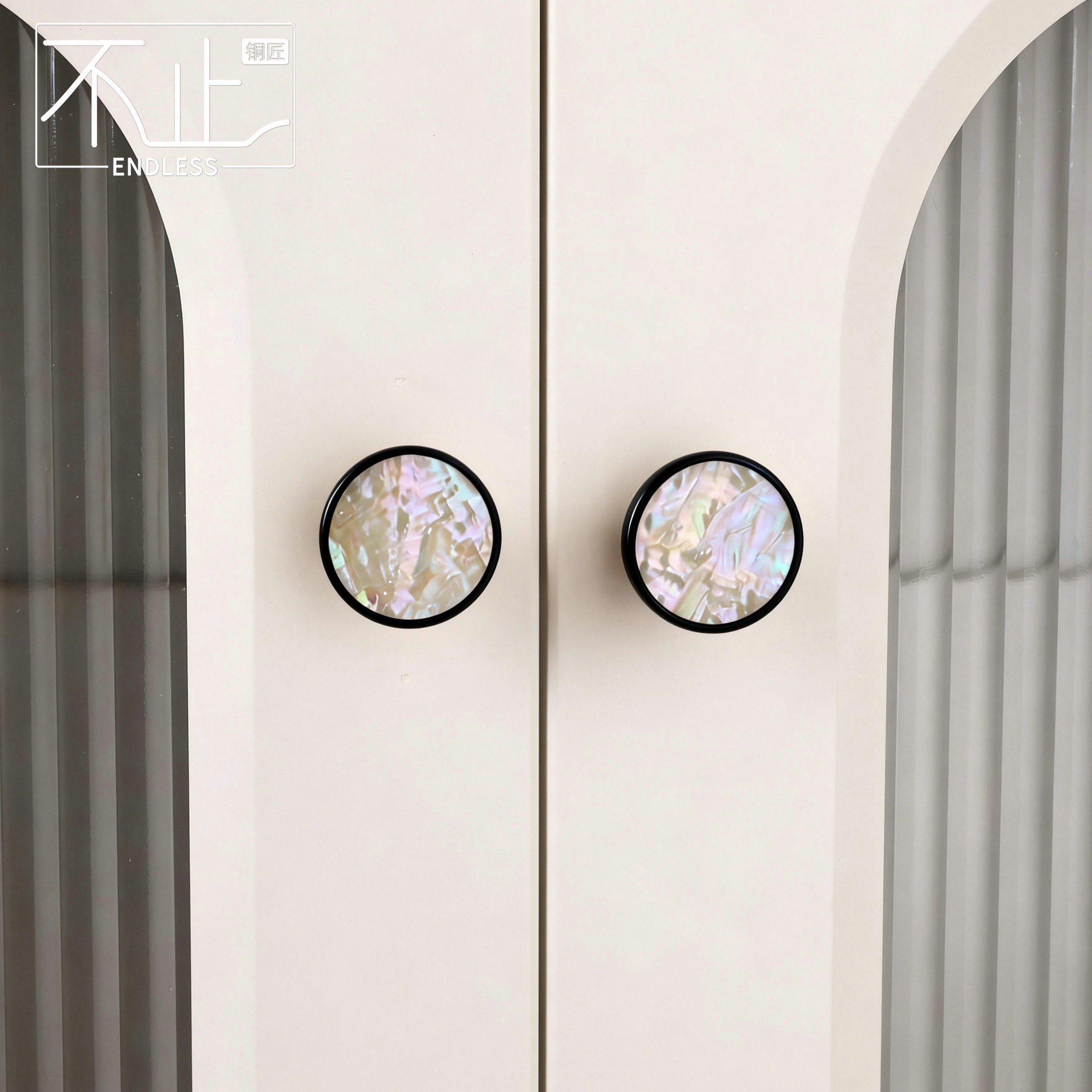 不止铜匠黄铜天然贝壳小拉手单孔抽屉柜门把手法式复古设计高级感,基础建材,小拉手,淘宝优惠券,粉丝福利购,淘宝优惠卷