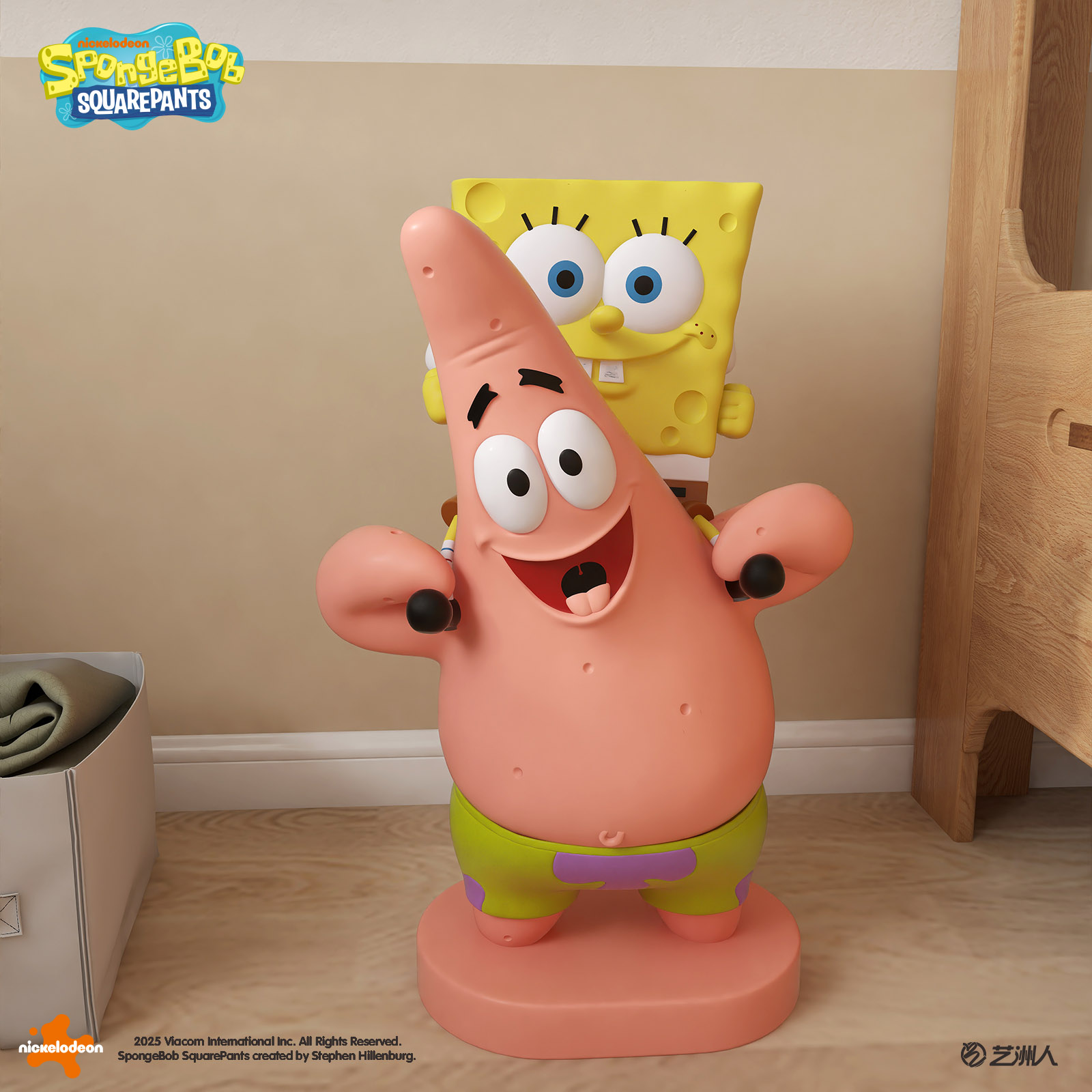 2025新款海绵宝宝派大星床头