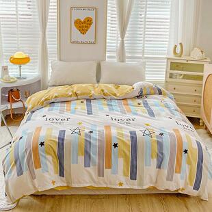 全棉被套单件卡通纯棉斜纹被罩学生单人1.2米1.5x1.8床150x20x230