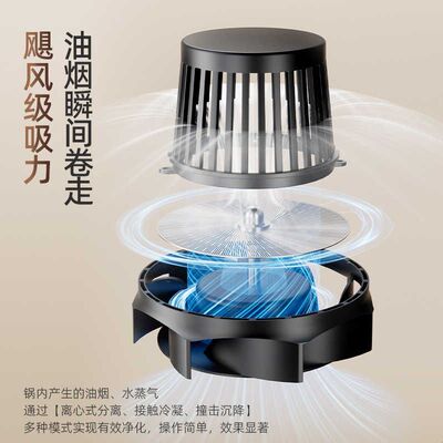 老火际经典无烟电热火锅净化分体式鸳鸯不粘涮烤多功能料理锅