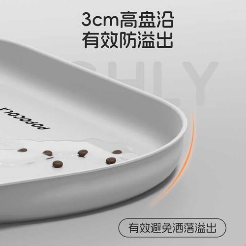 猫咪餐盘宠物吃饭餐垫猫碗垫子猫粮狗狗食物垫托盘防水防滑食品级