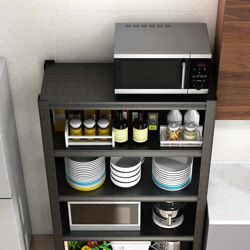厨房置物架多层落地微波炉烤箱锅架碗碟收纳架家用货架橱柜储物架,厨房/烹饪用具,微波炉置物架,淘宝优惠券,粉丝福利购,淘宝优惠卷