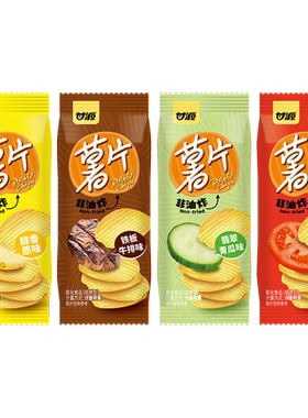 甘源薯片非油炸烘烤薯脆膨化食品