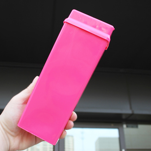 耐热板砖瓶一次性塑料耐高温奶茶pp杯子K22同款500ml咖啡瓶饮料瓶