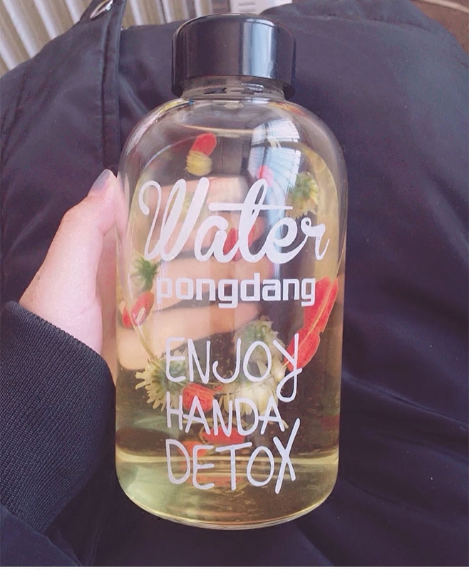 韩版大容量简约随手杯酸梅汤瓶子