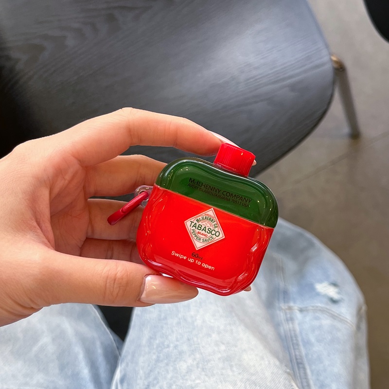 瓶盖辣椒酱苹果imd耳机套新款