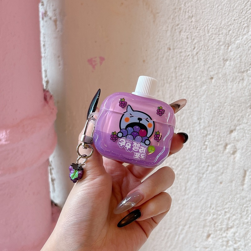 酷儿葡萄汁适用苹果蓝牙耳机套