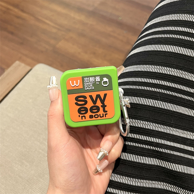 创意酸甜酱适用三星buds2pro蓝牙分体耳机套Galaxy Budsfe无线耳机壳budslive保护套硅胶软壳budspro新款防摔