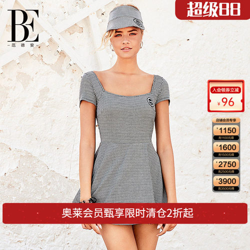 预售女士时尚裙式泳衣范德安