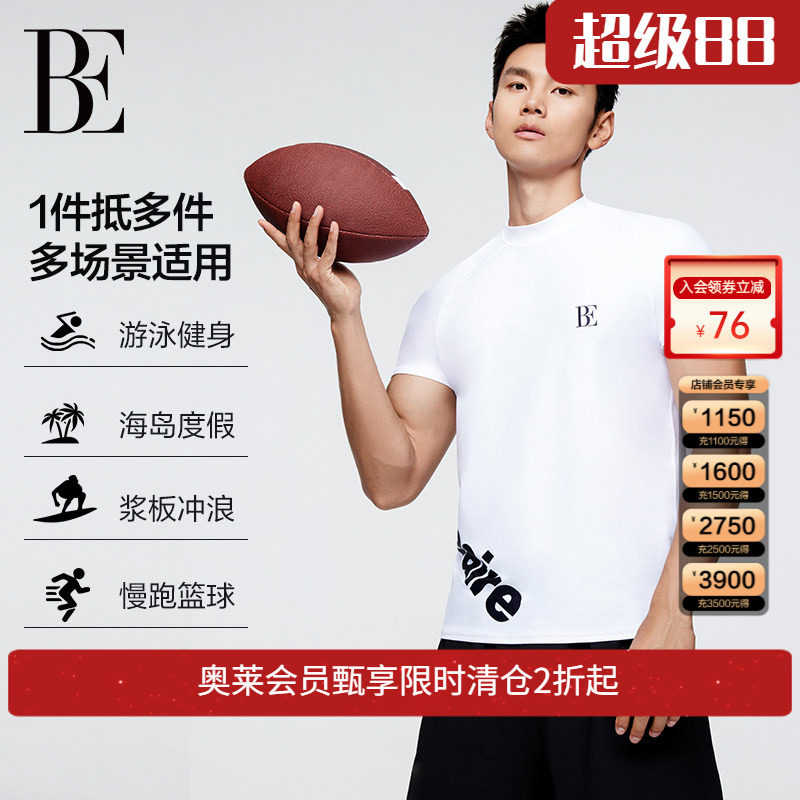 BE范德安防晒抗氯高弹贴合泳衣
