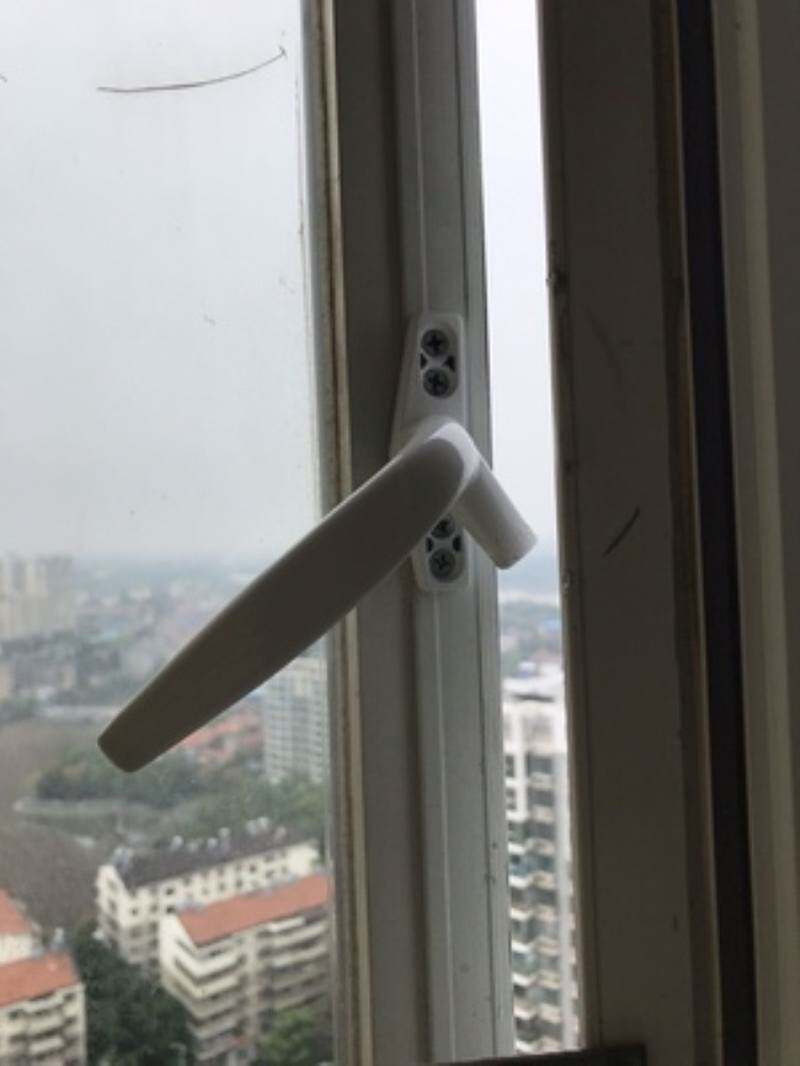 彩铝窗把手推拉窗户执手塑钢50型配件单点锁扣门窗拉手平开窗老式