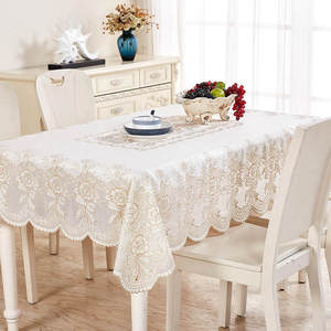 欧式餐桌布 长方形桌茶几家用pvc 防水 防油免洗台布塑料布艺