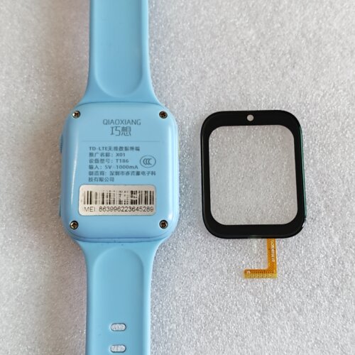 适用巧想X01电话手表触摸外屏Q1352B(QCY)换屏维修玻璃屏T186