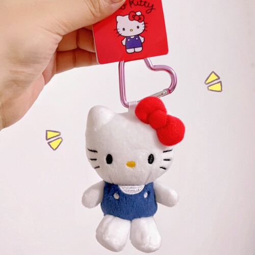 秀智同款kitty猫包挂件爱心扣