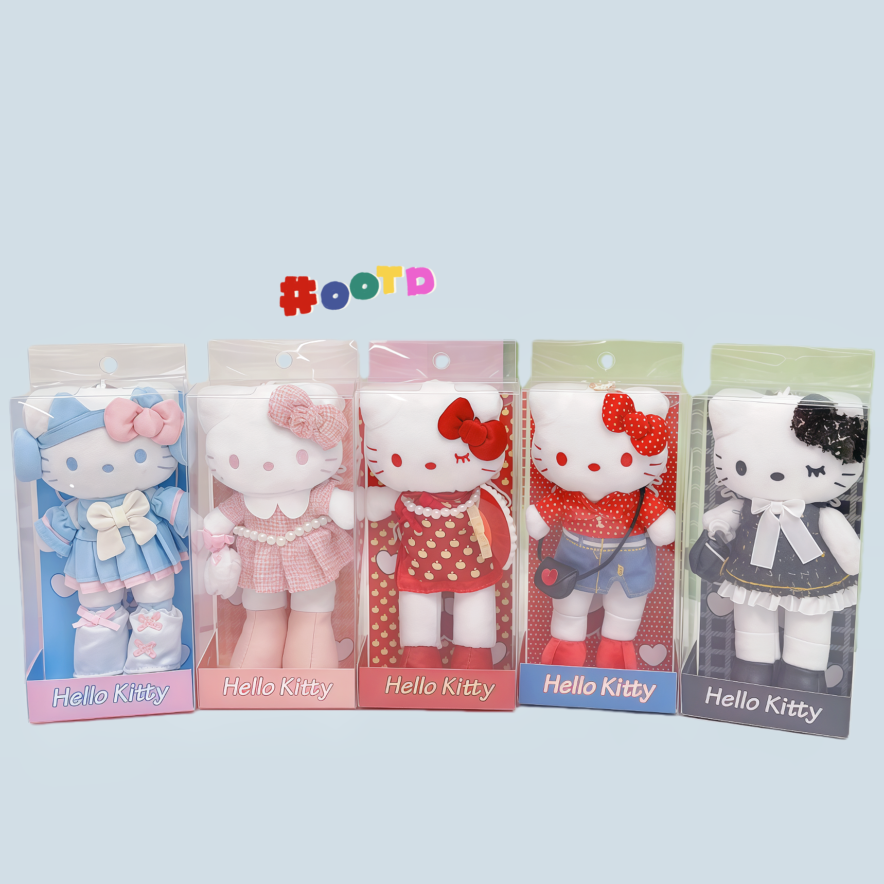 可爱长腿小香风Kitty毛绒挂件