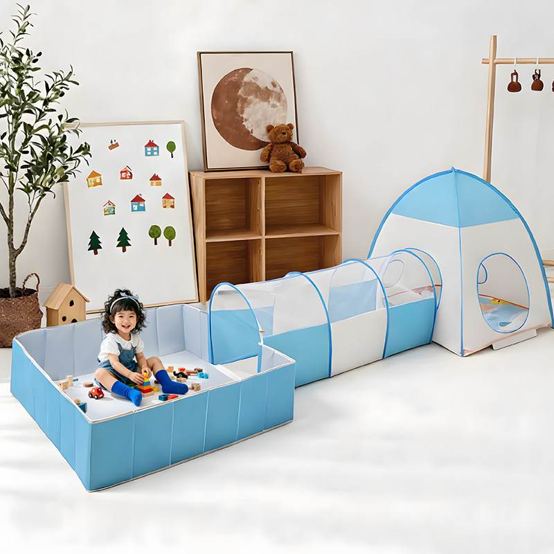 儿童帐篷室内男女孩秘密基地小房子宝宝钻洞爬行隧道筒可睡觉玩具