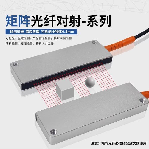 对射漫反射矩形矩阵光纤FT-FR