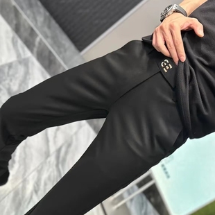 高端男士 长裤 商务休闲裤 简约纯色精品百搭男装 26001 时尚 2025新款