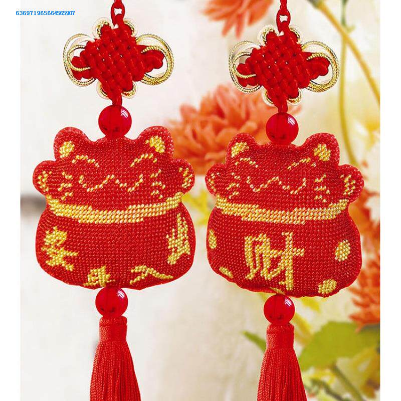 Car hitch Jushi Pendant Material package Discrepancy Ping Fu gules Fortune cat printing bead Cross stitchin the Car/Articles/Fitting/Refit , Car Accessories/The jewelry , Car hanging  category - from Buy2taobao.com to provide professional Taobao agent buy service