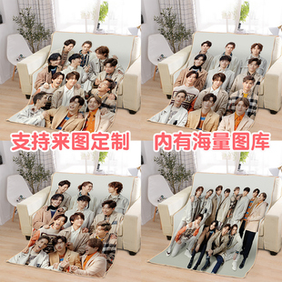 香港组合MIRROR周边毛毯保暖午睡冷气薄毯卢瀚霆姜涛吕爵安陈卓贤