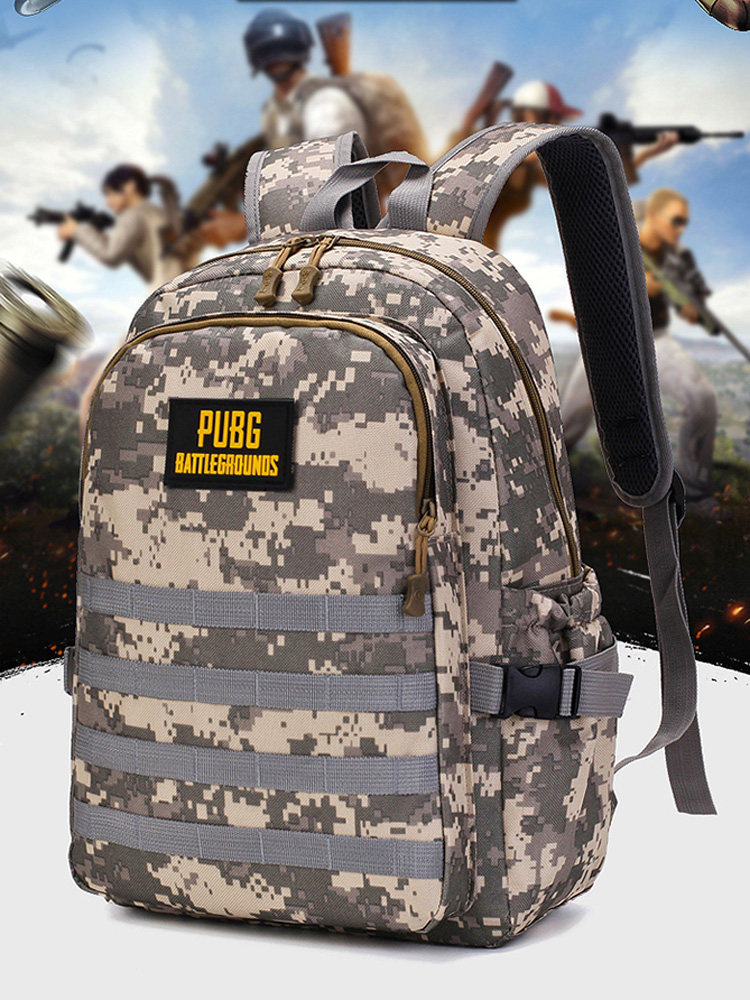 吃鸡三级包背包儿童户外旅游迷彩双肩包男童中小学生绝地求生书包