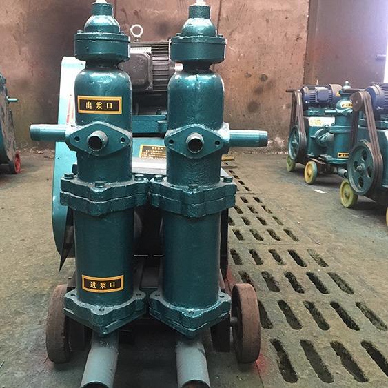 工程注浆机水泥压浆机灌浆泵HJB-3-6双液活塞泵灰浆泵搅拌桶