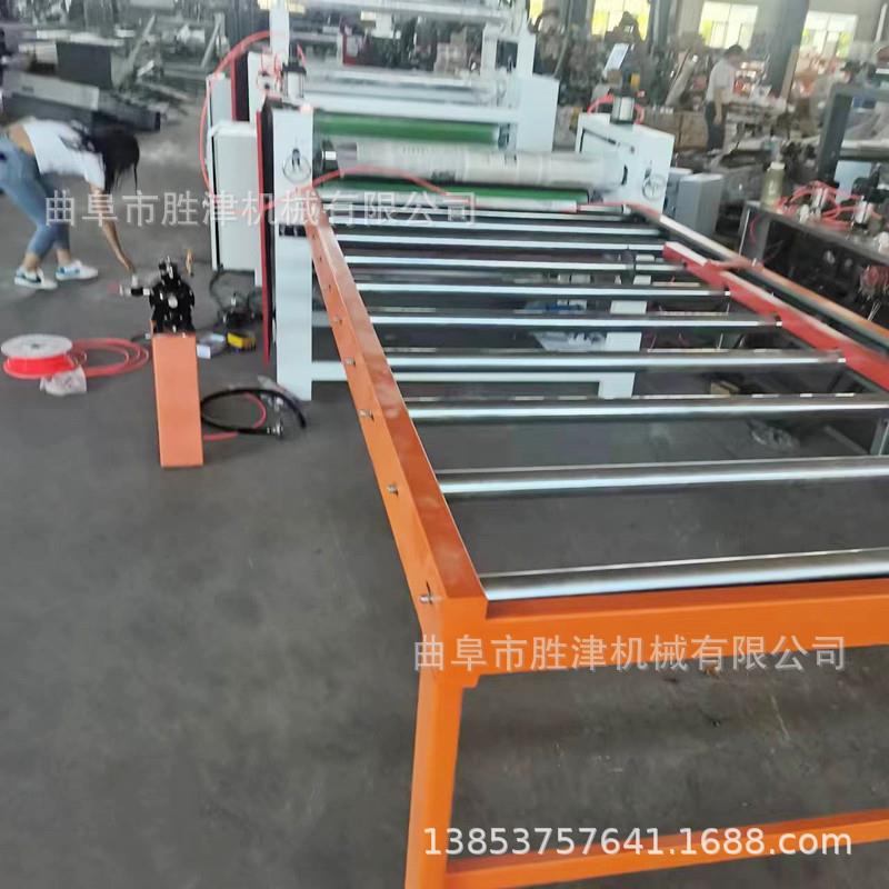 PVC发泡板宣纸双面贴面机木饰面板覆膜机碳晶板自动修边断膜贴纸