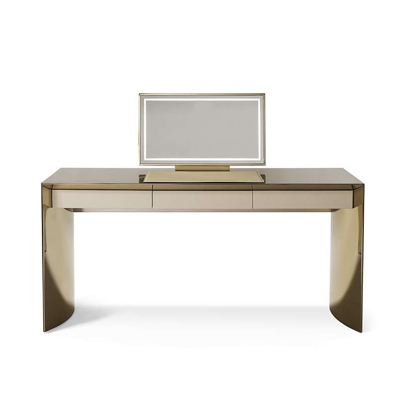 意式轻奢设计Visionnaire梳妆台现代简约小户型卧室化妆桌带镜子