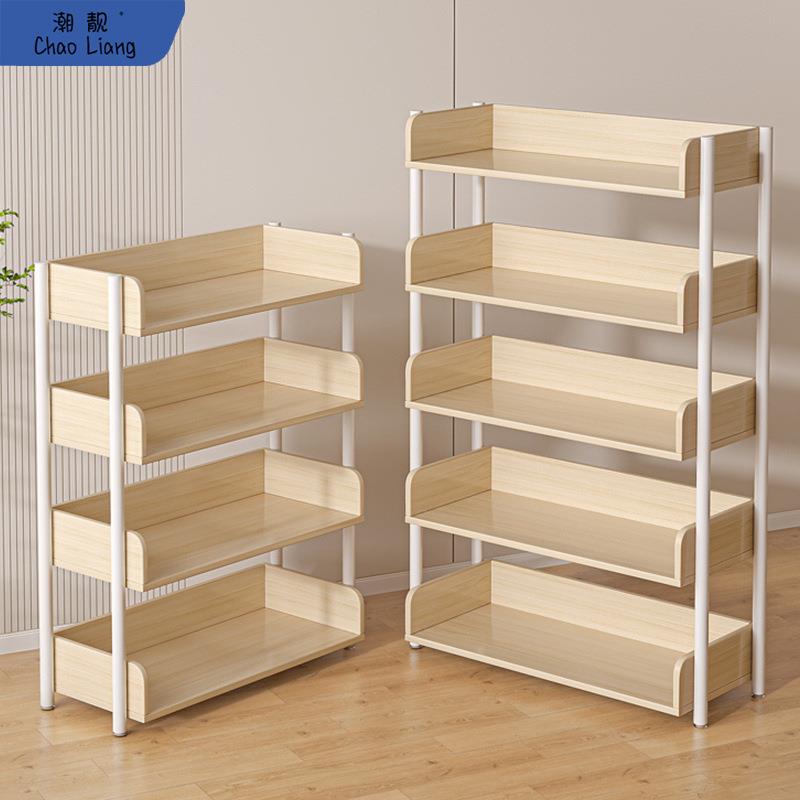 置物架落地多层收纳架子简易书架铁艺客厅储物架展示货架家用包邮